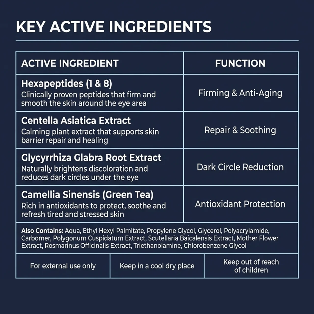 Men's Eye Cream - Look Rested in 15 Seconds