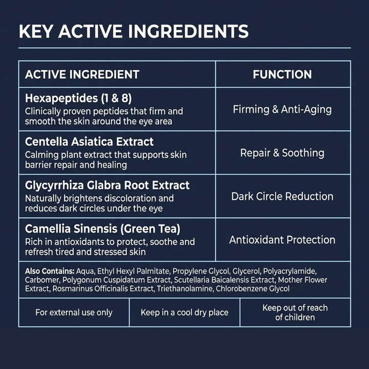 Men's Eye Cream - Look Rested in 15 Seconds